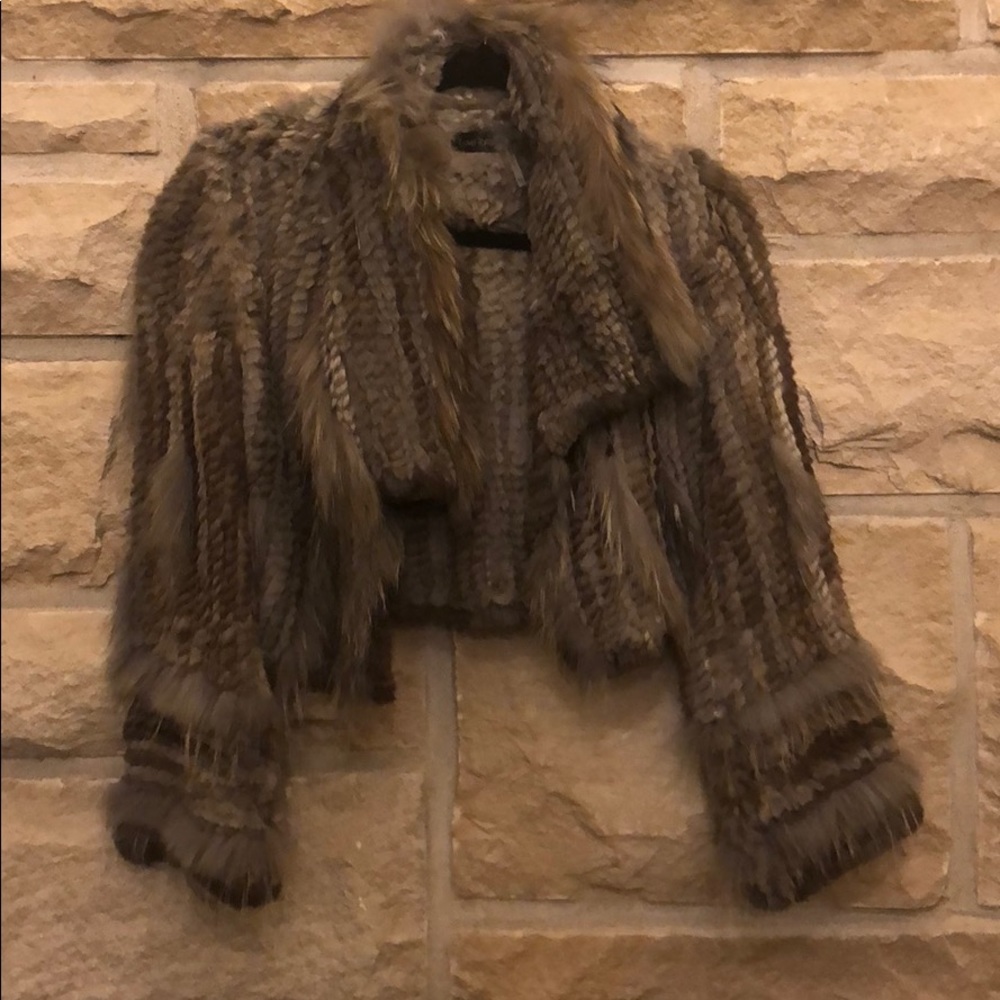 Love Token Cropped Fur Jacket